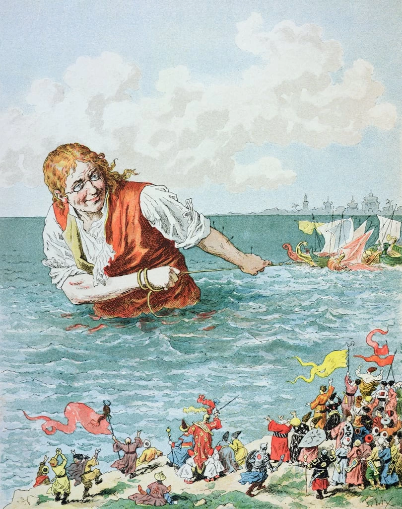 Frederic Theodore Lix - Illustrazione per Gulliver